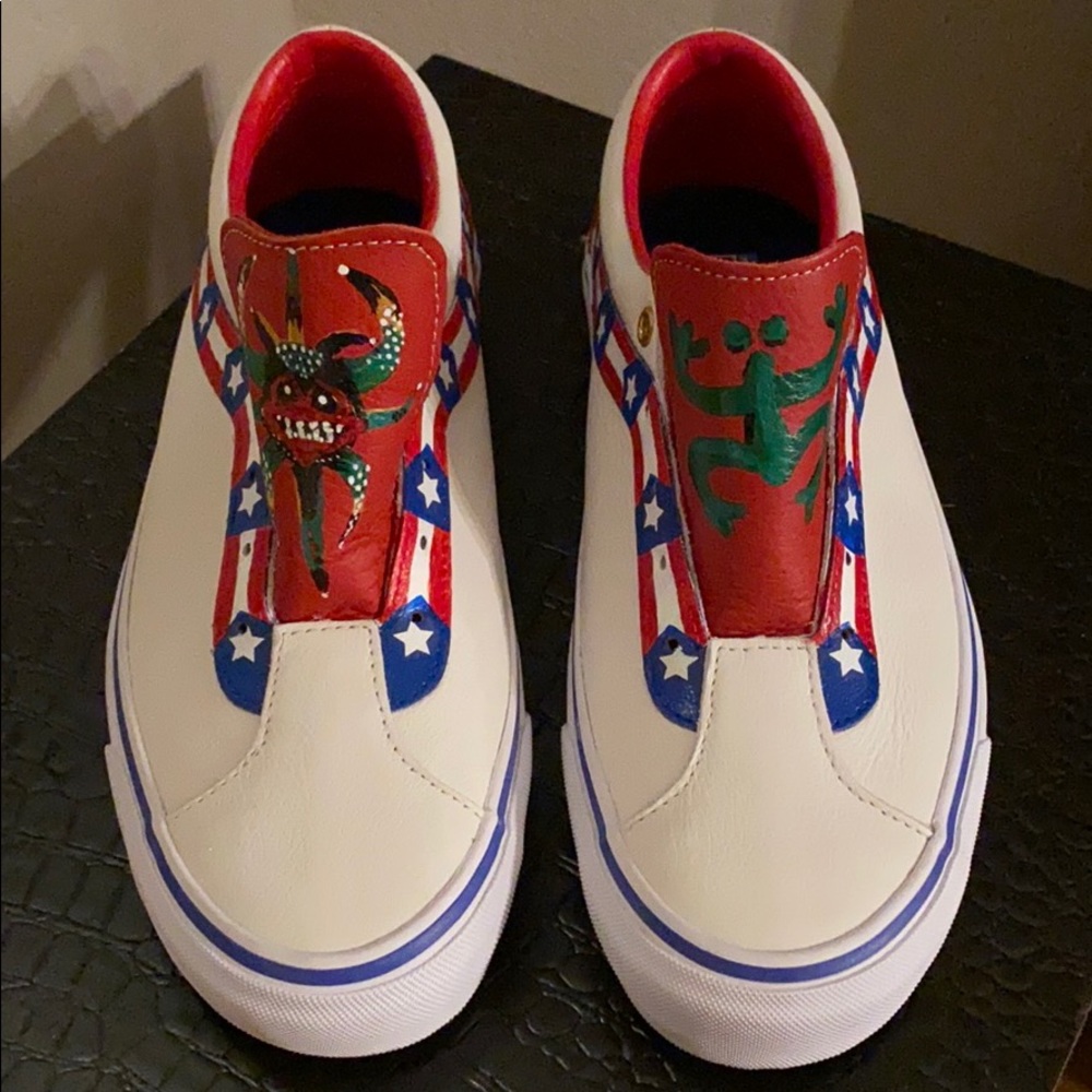 Custom designed Puerto Rican Vans